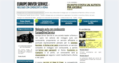Desktop Screenshot of europedriverservice.it